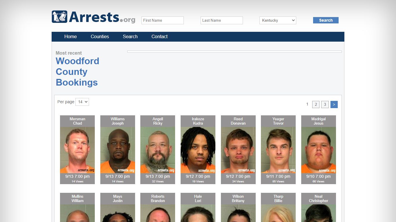 Woodford County Arrests and Inmate Search